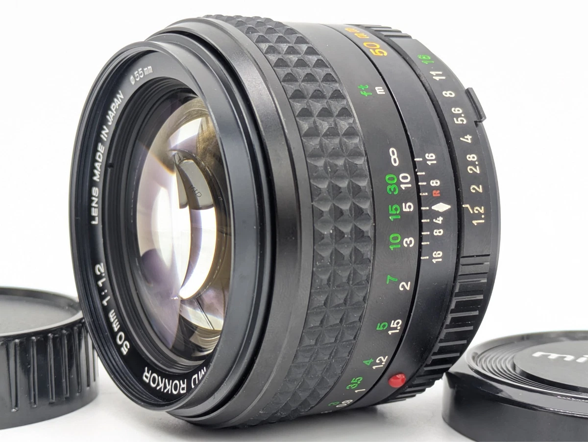 Minolta MD f/1.2 Camera Lenses 50mm Focal for sale | eBay