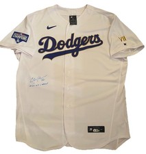 Clayton Kershaw Dodgers Signed Autographed 2020 World Series Jersey Beckett