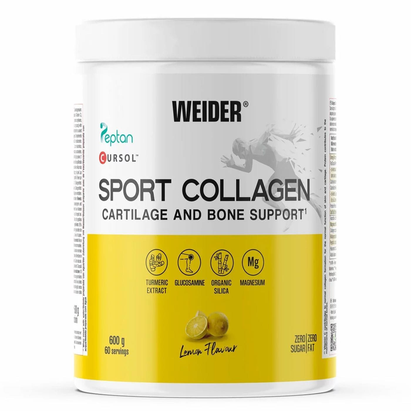 Weider Sports Collagen Cartilage Bone Support Joint Care Lemon Flavour - 600g