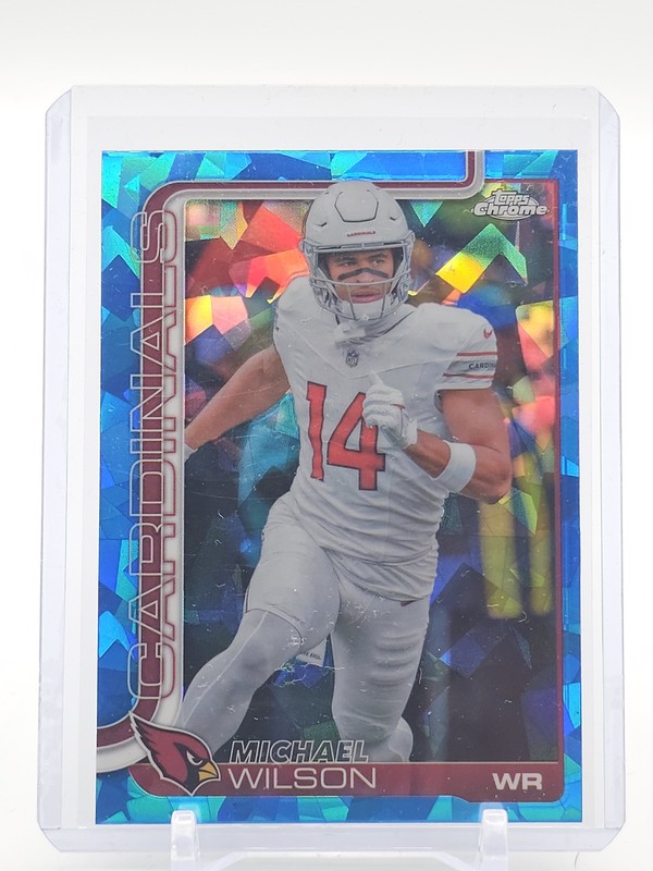MICHAEL WILSON 2025 TOPPS CHROME BLUE SAPPHIRE REFRACTOR #2 CARDINALS Q6089
