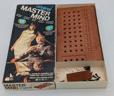 Vintage 1972 Original Invicta Mastermind Board Game No Instructions