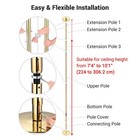 Xcceries 10 FT Spinning Static Dancing Pole Kit w/ Extensions Fitness Dance Gold — photo 2