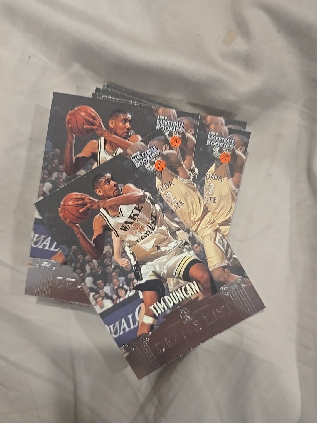 1997 Score Board Rookies #61 Tim Duncan Wake Forest The Dean's List  Lot Of 26