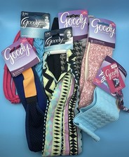 Goody Ouchless Headwrap Head Band Hair Wrap Lot of 11 Pink Blue Black New  C121