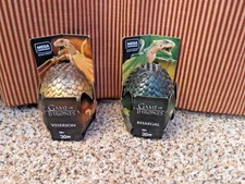 Game of Thrones Lot of 2 Mega Construx Dragon Eggs Rhaegal Viserion NEW 2019