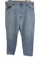 Vintage Levis 550 Jeans Mens 40x30 Orange Tab USA Made Light Wash