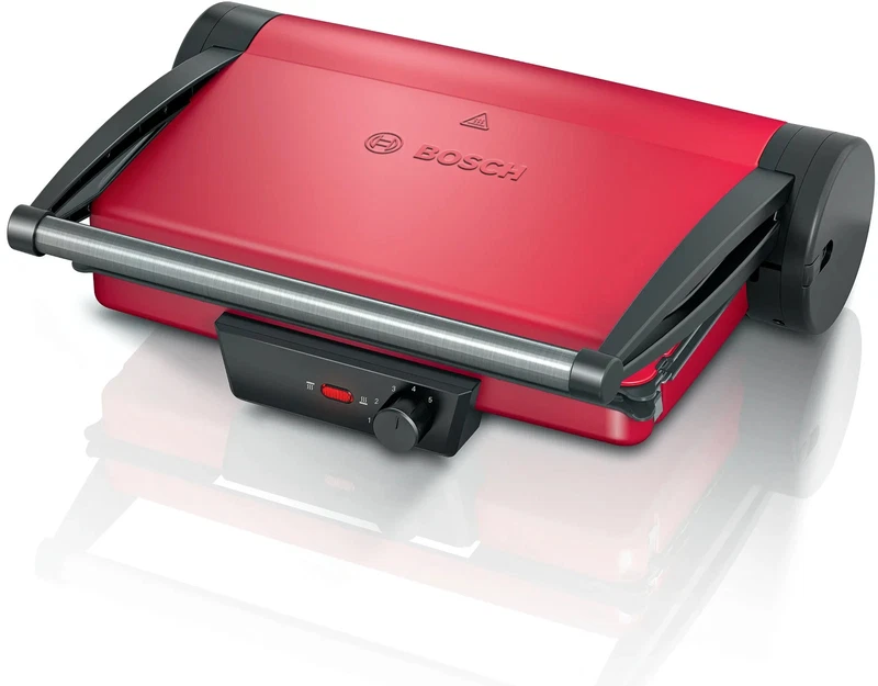 Bistecchiera Elettrica Griglia Tostiera BOSCH 2 Piastre Antiaderente 2000 Watt, fotografia 5 di 12