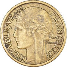 M&uuml;nze, Frankreich, Morlon, 2 Francs, 1940, S+, Aluminum-Bronze, KM:886