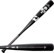 New DeMarini 2022 The Goods One Piece (-3) BBCOR Baseball Bat Black/White 31/28
