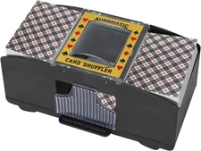 Card Shuffler 2/4/6 Deck, Automatic Electric Playing Card Shuffler, Battery Oper