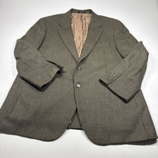 NWOT Chaps Ralph Lauren 100 Lambswool Blazer Men  s 46R Tweed Academia