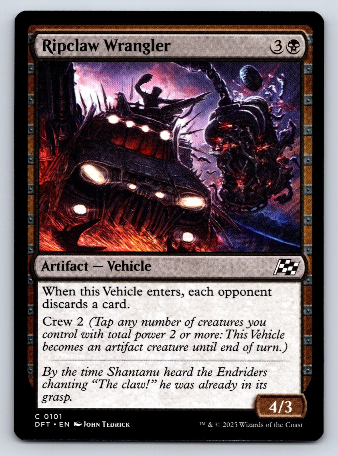 Ripclaw Wrangler 101 Common Aetherdrift Magic: The Gathering Near Mint