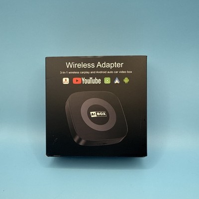 Wireless Carplay AI Box Android Auto Adapter Converter Car Video 3 In 1 CXZ-715
