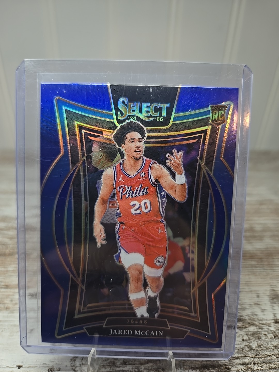 2024-25 Panini Select - Concourse Jared McCain #82 Blue Prizm (RC)