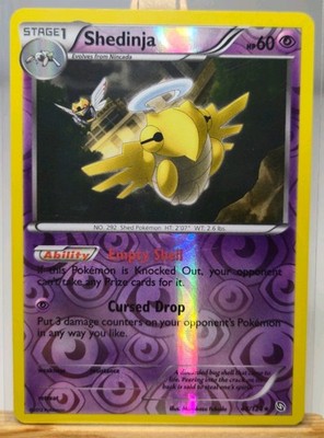 Shedinja 48/124 Dragons Exalted Reverse Holo N/M POKEMON ENGLISCH VINTAGE