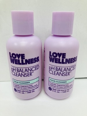 Love Wellness PH Balanced Cleanser 5 Oz X 2 