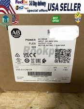 New Factory Sealed AllenBradley 25B-E012N104 10HP FW 6001 POWERFLEX 525 AC DRIVE