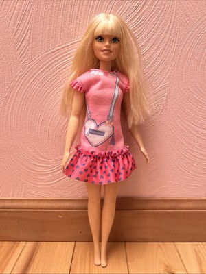 13.5'' My First Barbie Doll Malibu Roberts Poseable 2022 Soft Body Blonde