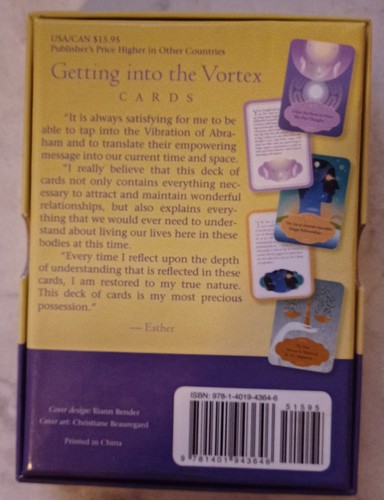 Law of Attraction. Esther and Jerry Hicks. oracle cards - Picture 2 of 3