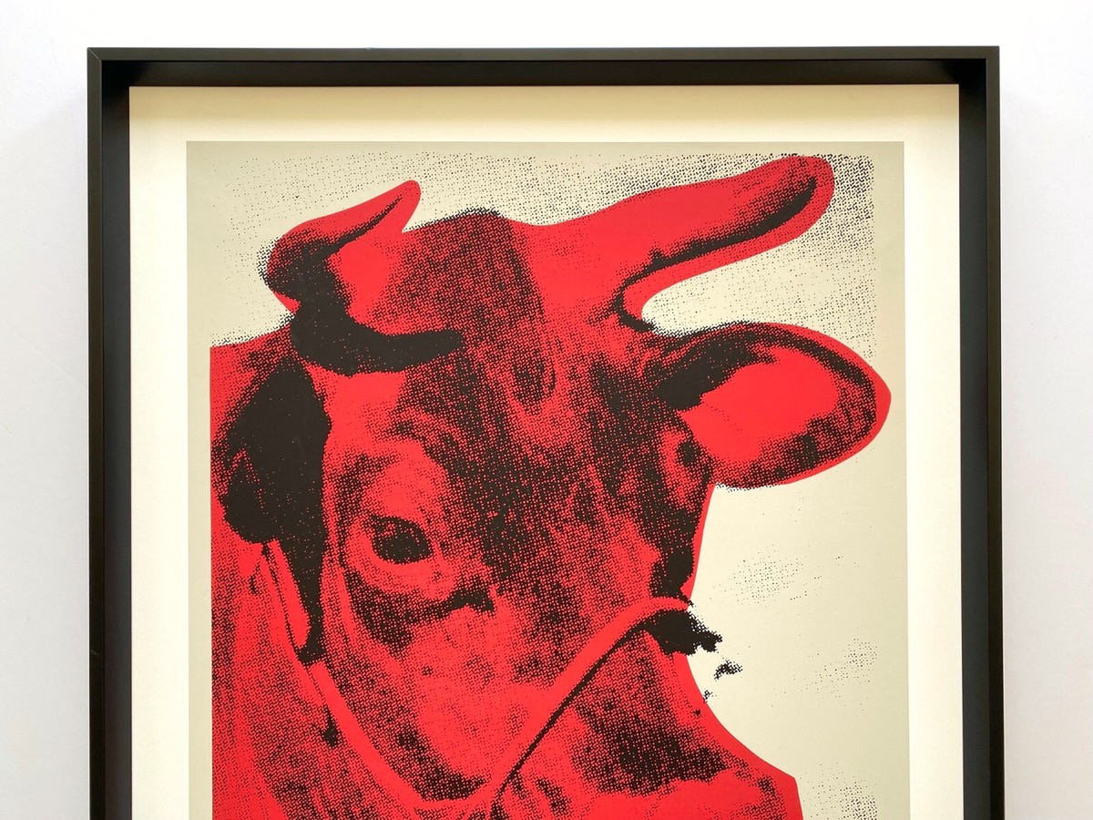 ANDY WARHOL FOUNDATION LITHOGRAPH PRINT FRAMED XL POP ART POSTER