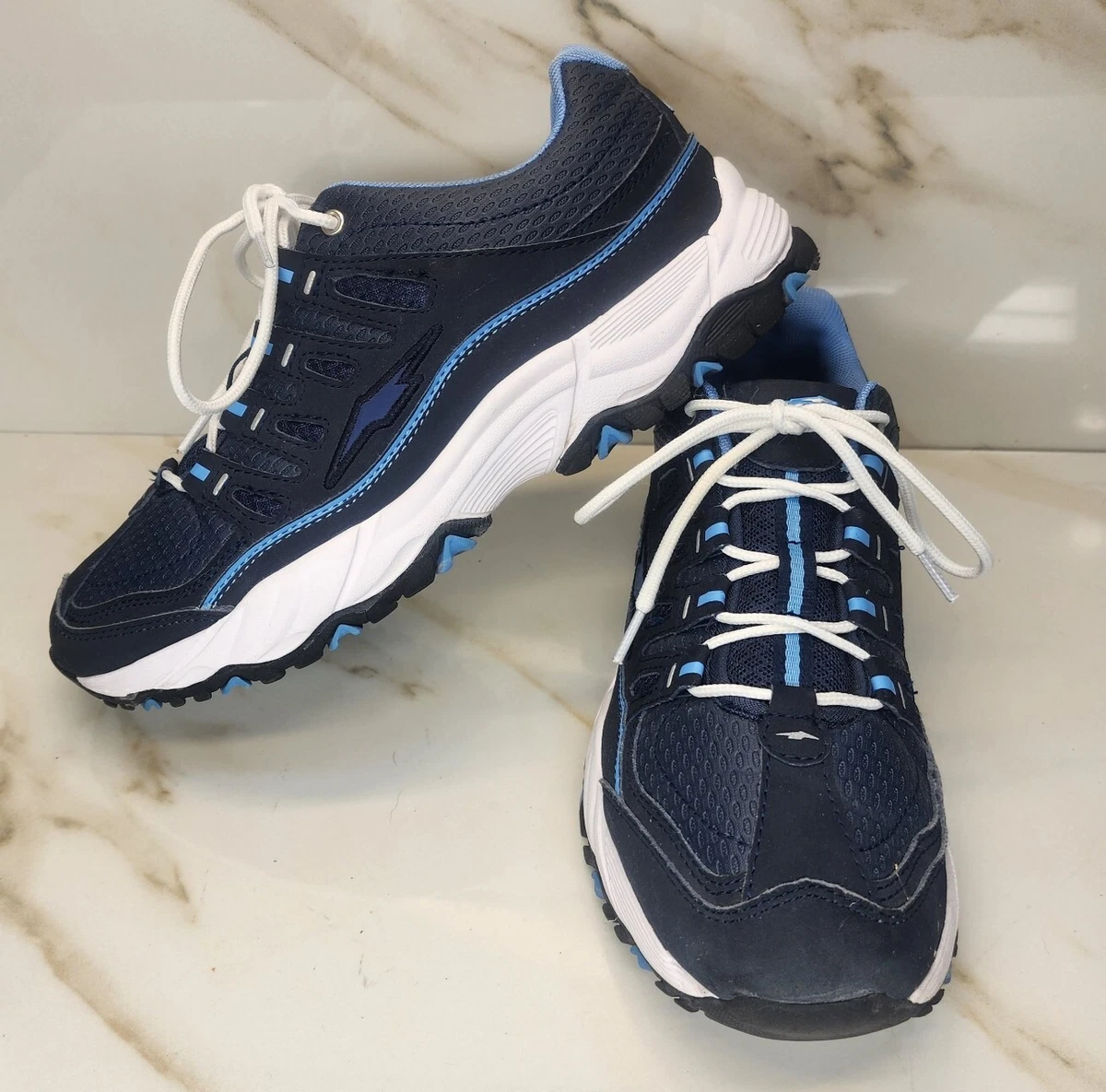 Avia Elevate Womens Size 8 Athletic Sneakers Memory Foam Blue | eBay