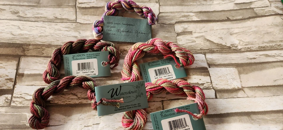 5x Caron Watercolours  Horizons Camouflage Mardi Gras Cotton 10 yards - Image 2 of 4