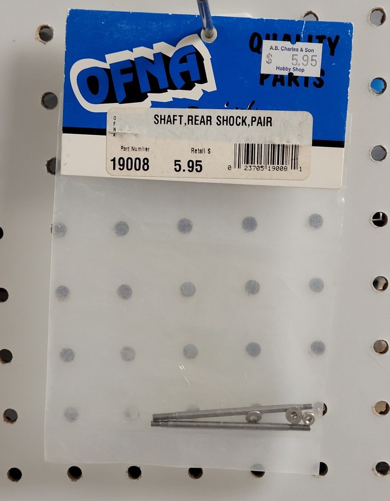 OFNA Racing 19008 Rear Shock Shaft Pair ~ Hyper 7 NOS NIP