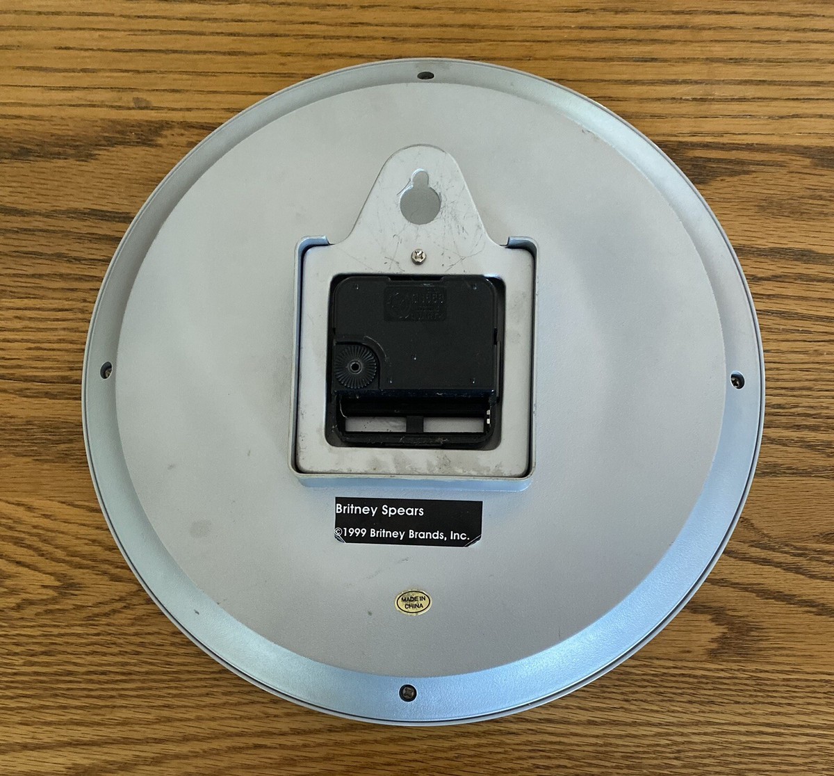 ブリトニースピアーズ 壁掛け 時計 Horloge murale Britney Spears vintage RARE 1999 marques