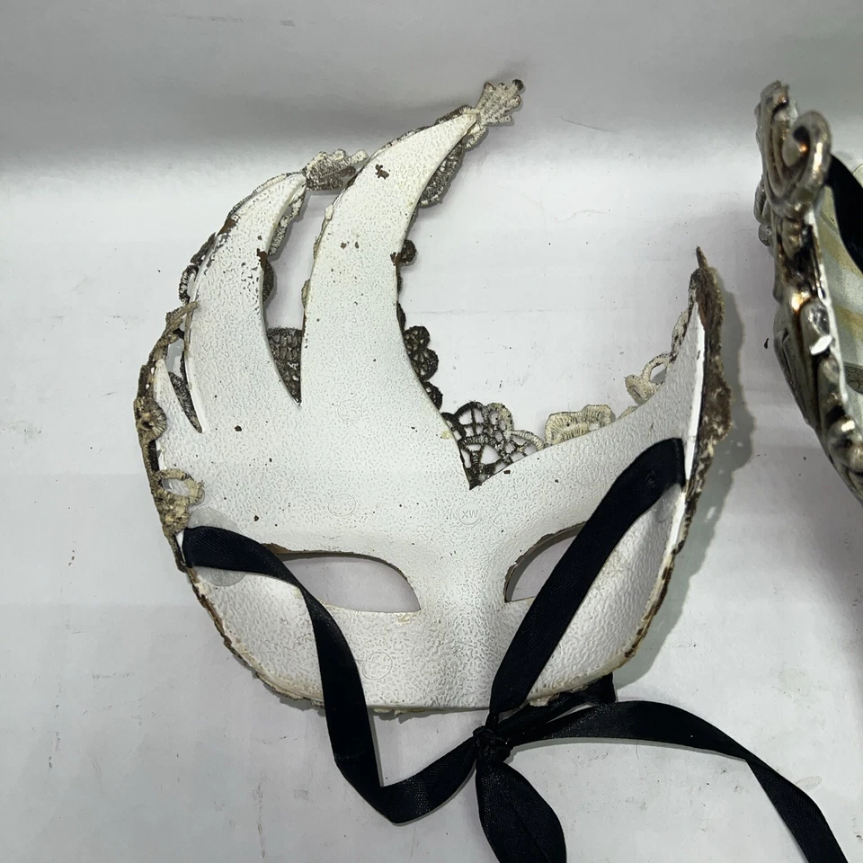 Venetian Carnival Zanni Long Nose & Goddess Masquerade Ball Mardi Gras Masks - Image 4 of 4