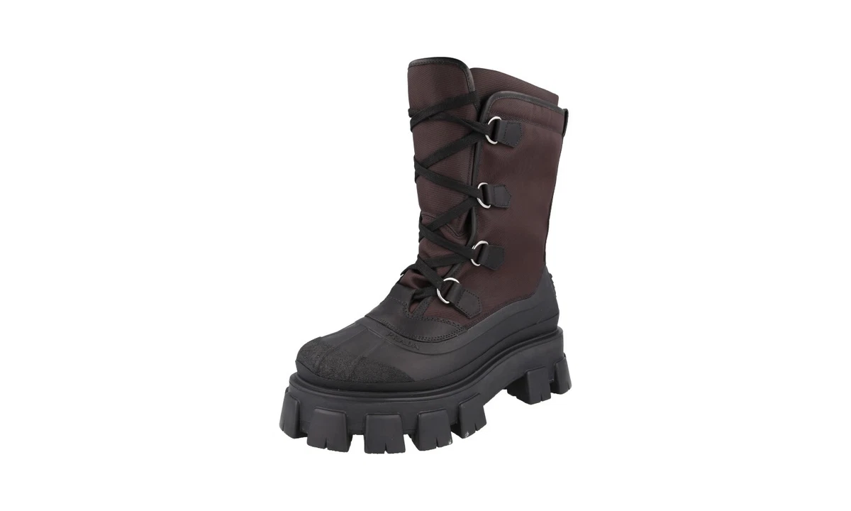 Prada shearling boots cheap
