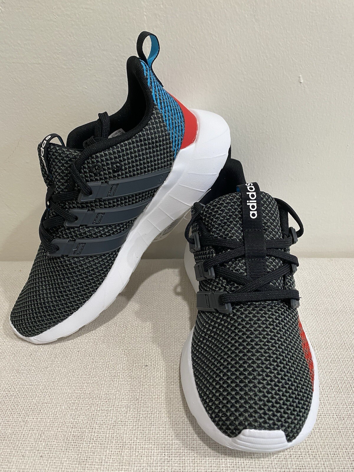 SAOLA AUTENTICHE SCARPE BAMBINO UNISEX ADİDAS QUESTAR FLOW K TAGLIA 3 NUOVE SENZA SCATOLA