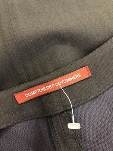 Comptoir Des Cotonniers origami shift dress 36 8 10 VGC midi sheath understated - Picture 8 of 9