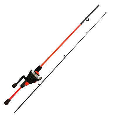 Ozark Trail Spinning Fishing Rod and Reel Combo, Orange - Main Image