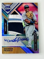 2018 PANINI ELITE EXTRA EDITION WANDER FRANCO AUTO PATCH 03/10 TAMPA BAY RAYS