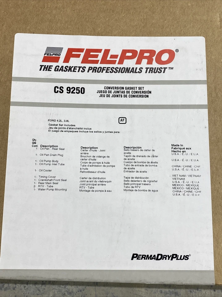 Juego de juntas de conversión de motor para Ford E-150 Econoline 1997-2000, E-150 Econoline Foto 3 de 3