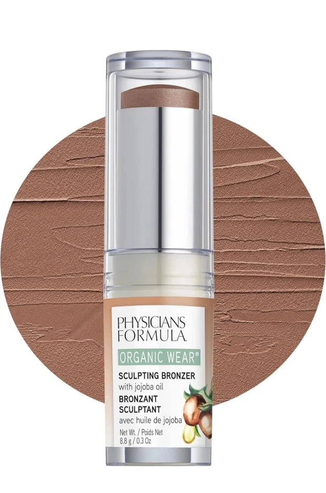 2 pack Physicians Formula Organic Wear Sculpting Bronzer NIP PF11070 - Mocha - Image 3 of 4