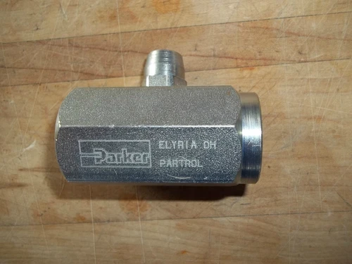 UNUSED PARKER PARTROL PC800S-30 HYDRAULIC CHECK VALVE 1/2" FNPT 5000 MAX. PSI