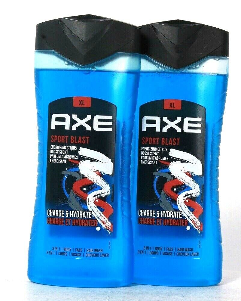 Ontkennen helpen scheuren 2 Ct Axe 13.5 Oz XL Sport Blast Charge & Hydrate Energizing Citrus 3in1  Wash 8720181153952 | eBay