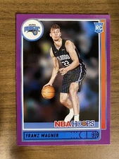 Franz Wagner 2021-22 NBA Hoops Purple Rookie #235 Orlando Magic RC SP CLEAN