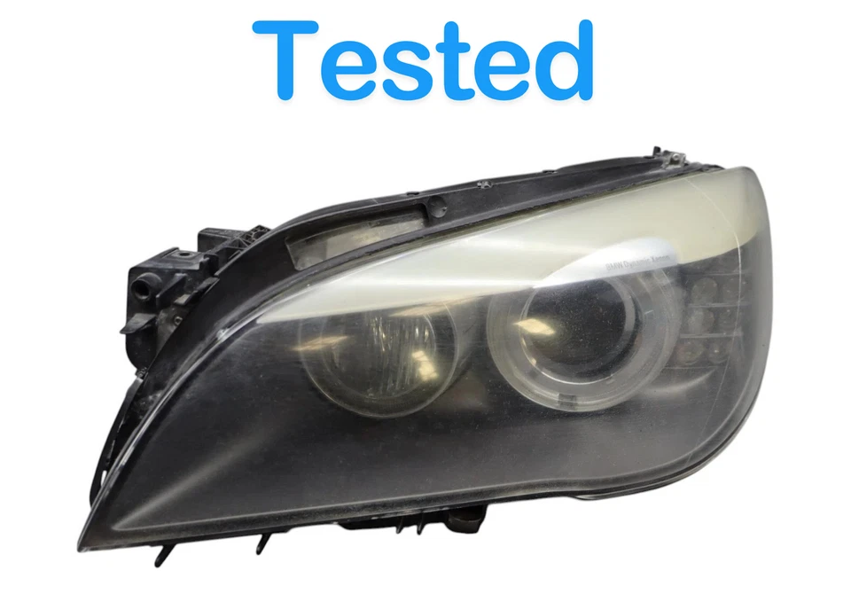 09-12 BMW 750i Hybrid Left Driver Side Adaptive Headlight Head Lamp Xenon Oem - Image 2 of 4