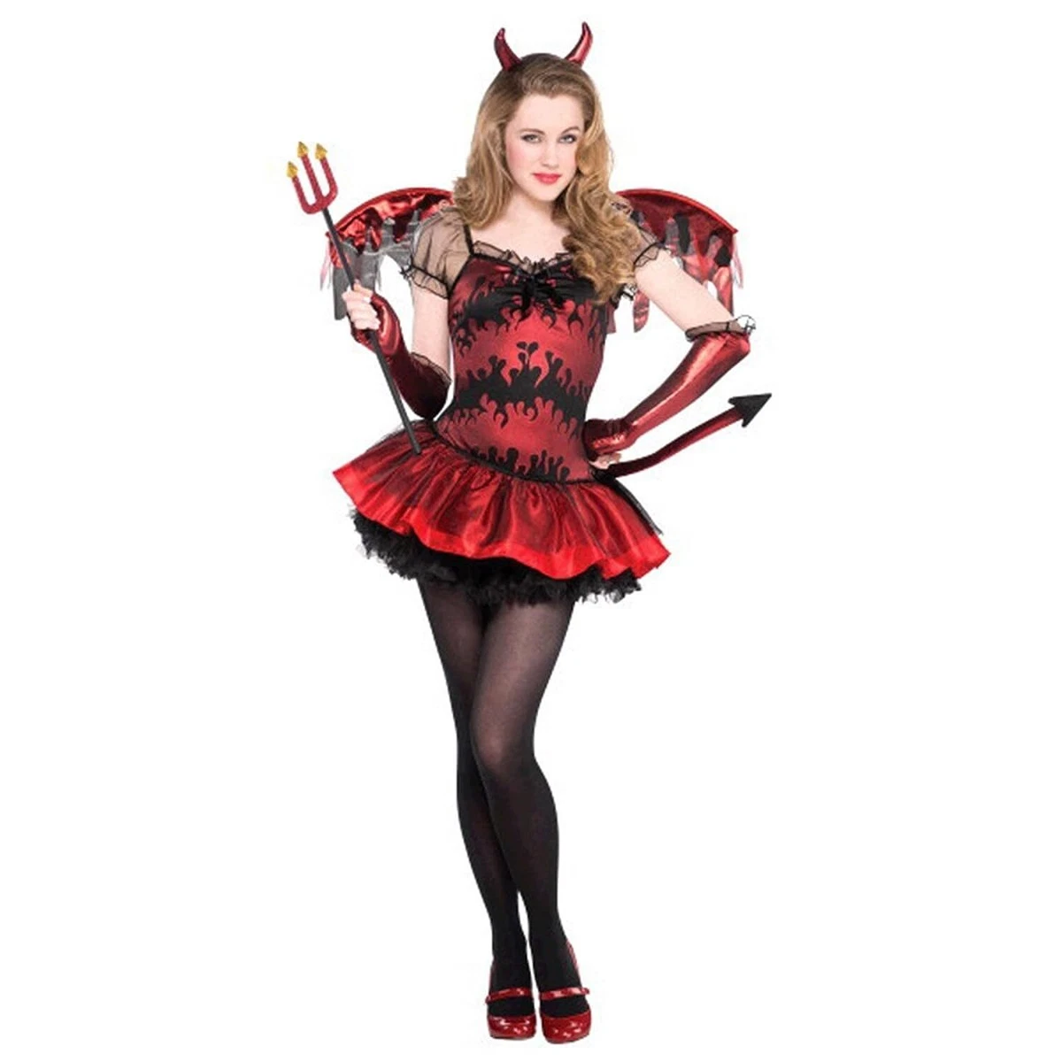 Complete Outfit Multi-Color Devil Costumes for Women for sale | eBay