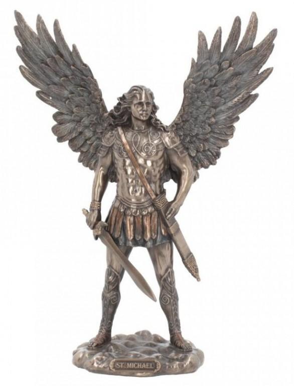 Archangel Michael Bronze Figurine