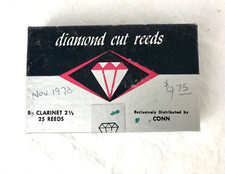 B Flat Diamond Cut by Conn Clarinet Reeds