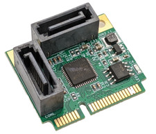  Mini PCI-E to SATA 3.0 Adapter M.2 B+M Key S...