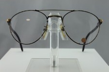Police Mod. 2220 Col. 853 Bronze/Black Metal Frame Clear Demo Lens Eyeglasses