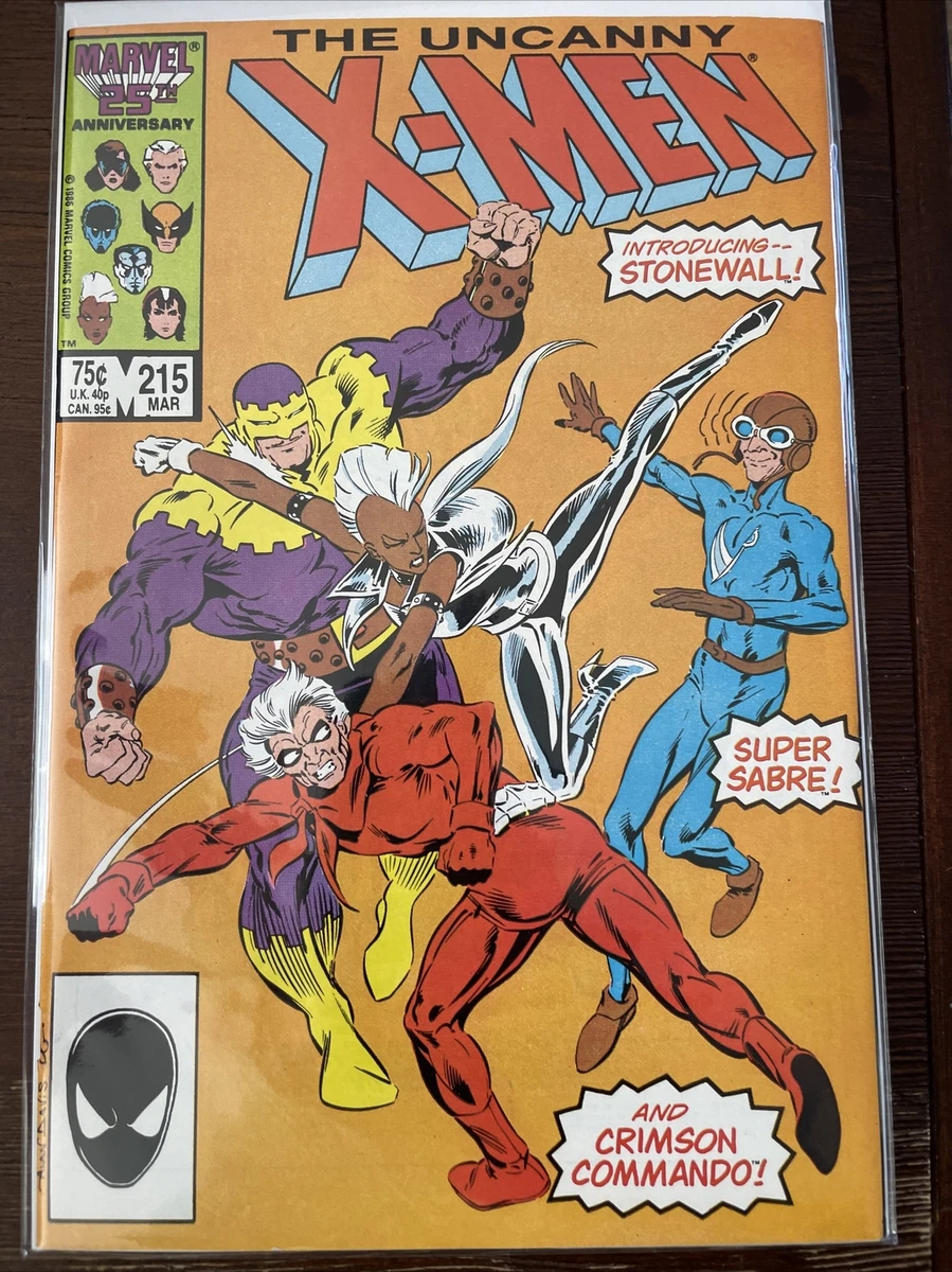 X Men 215 1st Appearance Of Stonewall Marvel Comics eBay