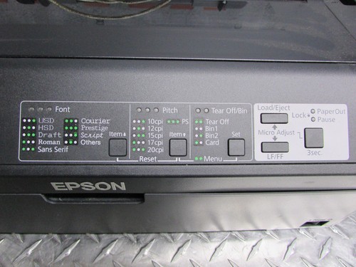 Used Epson LQ-590II Impact Dot Matrix Printer - Picture 2 of 4