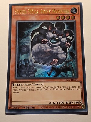 Superflinker Mega-Hamster (V.2 - Ultra Rare) YUGIOH RA02 FRANZÖSISCH 1. NM Y30