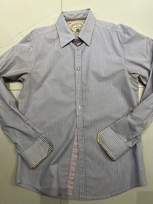 Scotch & Soda Vintage Striped Button Up Long Sleeve Shirt XL
