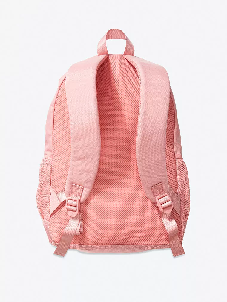 Pink collegiate cheap backpack red